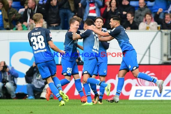 1. BL - 17/18 - TSG 1899 Hoffenheim vs. Bor. Moenchengladbach (© Kraichgausport / Loerz)