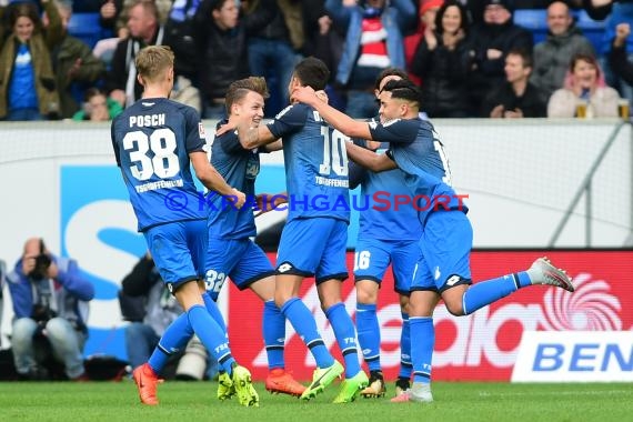 1. BL - 17/18 - TSG 1899 Hoffenheim vs. Bor. Moenchengladbach (© Kraichgausport / Loerz)