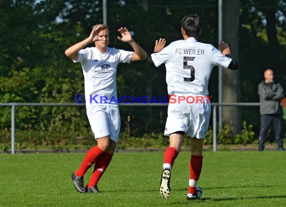 Kreisklasse B1 Sinsheim FC Weiler - SG Stebbach-Richen 23.09.2015 (© Siegfried)