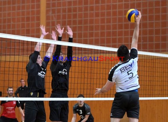 Volleyball Herren VB-Liga Sinsheim/Helmstadt vs SSC Karlsruhe III 01.03.2020 (© Siegfried)