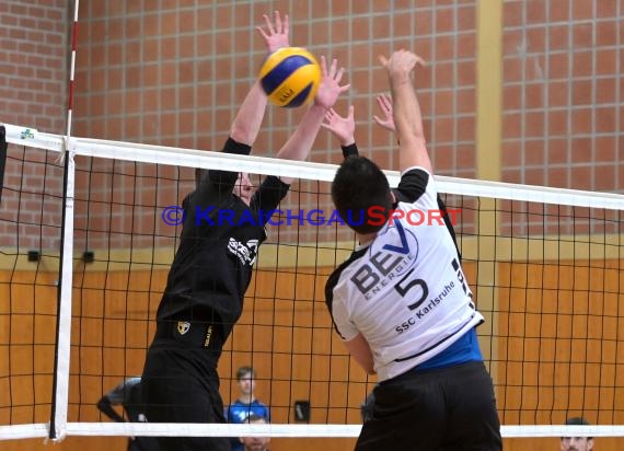 Volleyball Herren VB-Liga Sinsheim/Helmstadt vs SSC Karlsruhe III 01.03.2020 (© Siegfried)