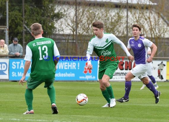 Verbandsliga Nordbaden FC Zuzenhausen vs SpVgg Durlach-Aue (© Siegfried Lörz)