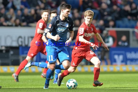 1.BL - 17/18 - TSG 1899 Hoffenheim vs. 1. FC Koeln (© Kraichgausport / Loerz)