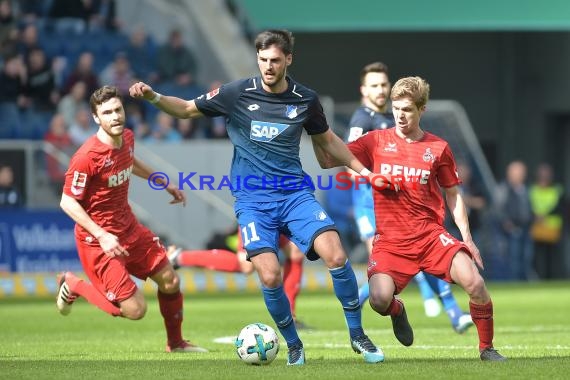 1.BL - 17/18 - TSG 1899 Hoffenheim vs. 1. FC Koeln (© Kraichgausport / Loerz)