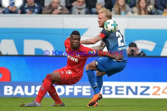 1.BL - 17/18 - TSG 1899 Hoffenheim vs. 1. FC Koeln (© Kraichgausport / Loerz)