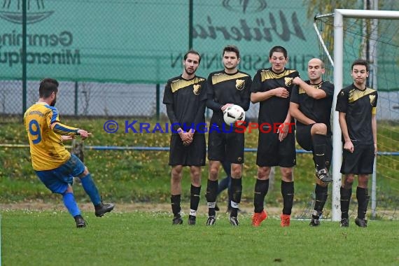 Kreisklasse  SV Gemmingen vs FV Landshausen 05.11.2017 (© Kraichgausport / Loerz)