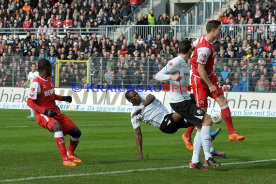 2. Bundesliga SV Sandhausen - 1. FC Köln Hardtwaldstadion Sandhausen 16.02.2013 (© Kraichgausport / Loerz)