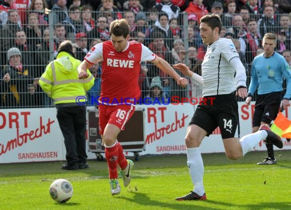 2. Bundesliga SV Sandhausen - 1. FC Köln Hardtwaldstadion Sandhausen 16.02.2013 (© Kraichgausport / Loerz)