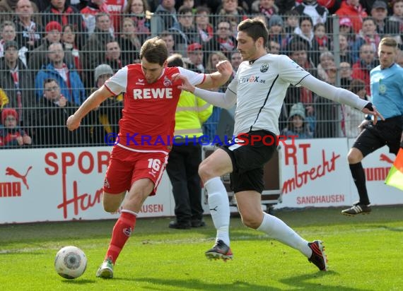 2. Bundesliga SV Sandhausen - 1. FC Köln Hardtwaldstadion Sandhausen 16.02.2013 (© Kraichgausport / Loerz)