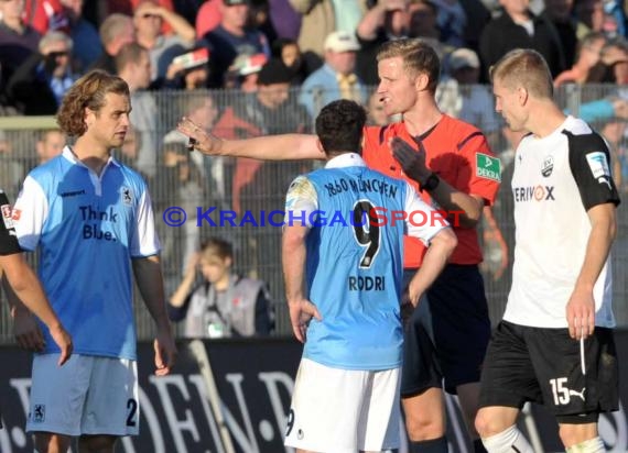 2. Bundesliga SV Sandhausen - TSV 1860 München Hardtwaldstadion Sandhausen 23.09.2014 (© Siegfried Lörz)