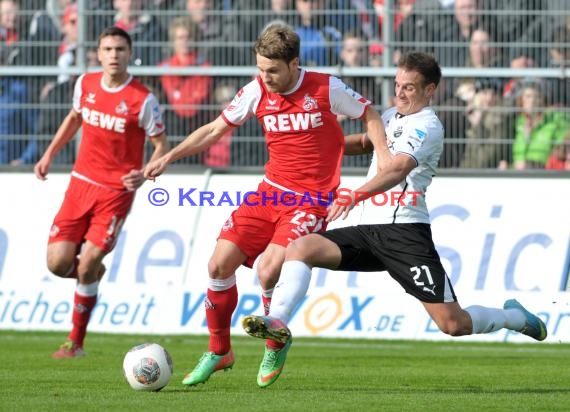 2. Bundesliga SV Sandhausen - 1. FC Köln Hardtwaldstadion Sandhausen 16.02.2013 (© Kraichgausport / Loerz)