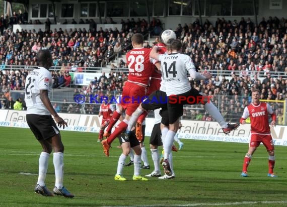 2. Bundesliga SV Sandhausen - 1. FC Köln Hardtwaldstadion Sandhausen 16.02.2013 (© Kraichgausport / Loerz)