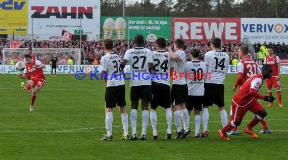 2. Bundesliga SV Sandhausen - 1. FC Köln Hardtwaldstadion Sandhausen 16.02.2013 (© Kraichgausport / Loerz)