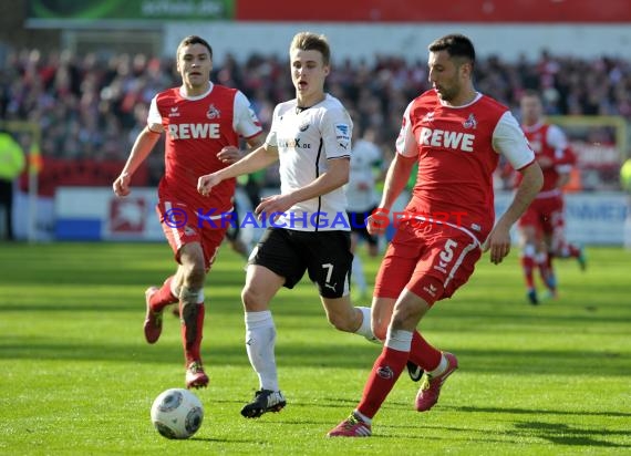 2. Bundesliga SV Sandhausen - 1. FC Köln Hardtwaldstadion Sandhausen 16.02.2013 (© Kraichgausport / Loerz)