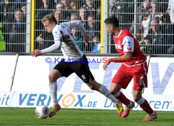 2. Bundesliga SV Sandhausen - 1. FC Köln Hardtwaldstadion Sandhausen 16.02.2013 (© Kraichgausport / Loerz)