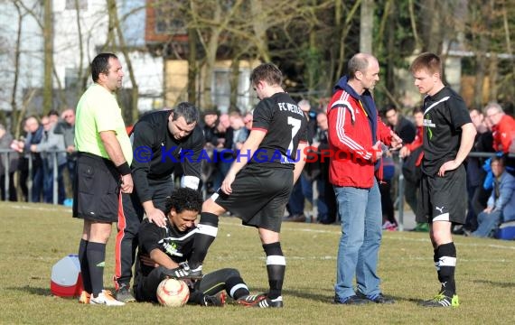 Kreisklasse B1 FC Weiler - SV Eichelberg 08.03.2015 (© Siegfried Lörz / Loerz)