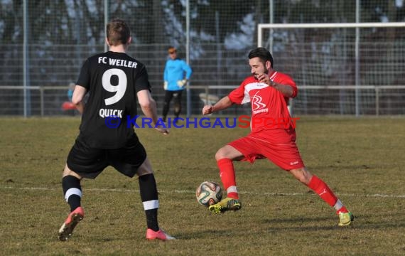 Kreisklasse B1 FC Weiler - SV Eichelberg 08.03.2015 (© Siegfried Lörz / Loerz)