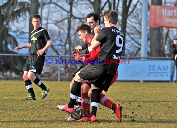 Kreisklasse B1 FC Weiler - SV Eichelberg 08.03.2015 (© Siegfried Lörz / Loerz)