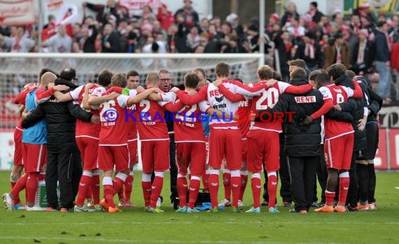 2. Bundesliga SV Sandhausen - 1. FC Köln Hardtwaldstadion Sandhausen 16.02.2013 (© Kraichgausport / Loerz)