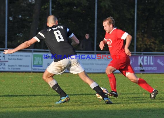 FC Weiler gegen SV Bargen 02.11.2014 Kreisklasse b1 Sinsheim 02.11.2014 (© Siegfried)