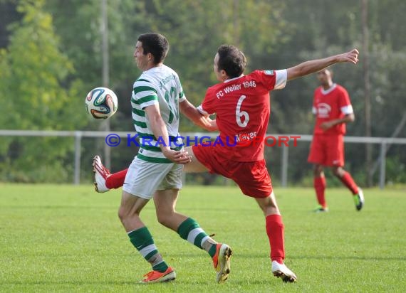 Kreisklasse B1 Sinsheim FC Weiler -SV Babstadt 28.09.2014 (© Siegfried)