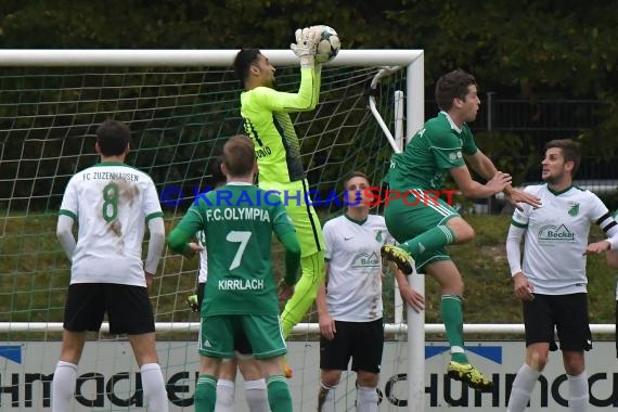 Verbandsliga Nordbaden 17/18 FC Kirrlach vs FC Zuzenhausen 07.10.2017 (© Siegfried Lörz)