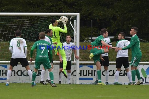 Verbandsliga Nordbaden 17/18 FC Kirrlach vs FC Zuzenhausen 07.10.2017 (© Siegfried Lörz)