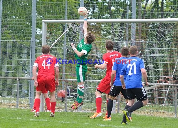 Kreisklasse B1 Sinsheim FC Weiler - VfB Bad Rappenau 21-04.2014   (© Siegfried)