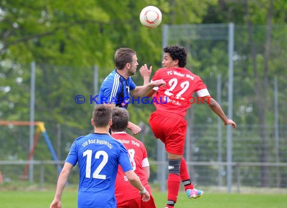 Kreisklasse B1 Sinsheim FC Weiler - VfB Bad Rappenau 21-04.2014   (© Siegfried)