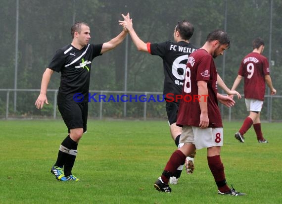 FC Weiler - TSV Ittlingen 25.08.2013 Kreisklasse B1   (© Siegfried)