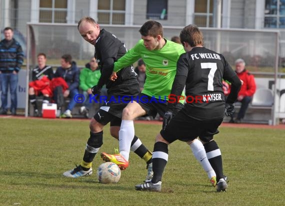  Kreisklasse B1 Sinsheim: SV Sinsheim -  FC Weiler 13.04.2013  (© Siegfried)