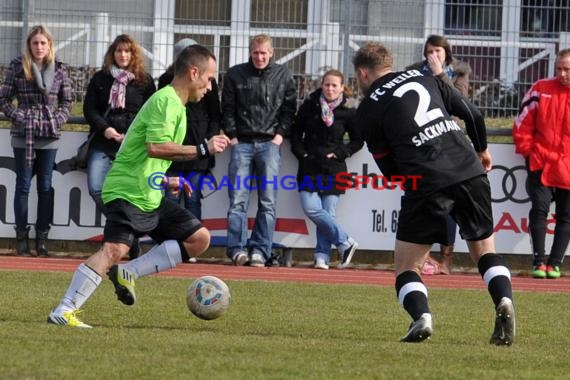  Kreisklasse B1 Sinsheim: SV Sinsheim -  FC Weiler 13.04.2013  (© Siegfried)