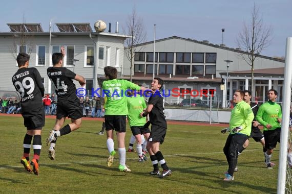  Kreisklasse B1 Sinsheim: SV Sinsheim -  FC Weiler 13.04.2013  (© Siegfried)