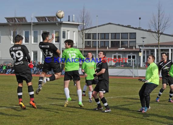  Kreisklasse B1 Sinsheim: SV Sinsheim -  FC Weiler 13.04.2013  (© Siegfried)