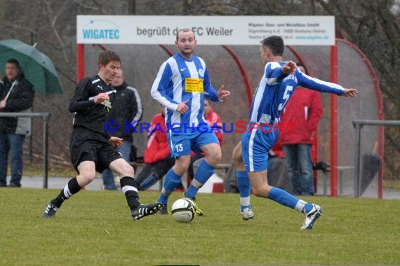 FC Weiler - SV Adelshofen 3:1 Kreisklasse B1 17.03.2013  (© Siegfried)