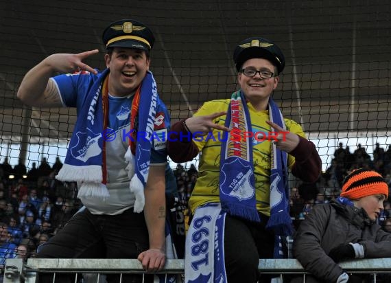 1. Fußball Bundesliga TSG 1899 Hoffenheim -VfB Stuttgart in der Wirsol Rhein Neckar Arena Sinsheim 14.02.2015  (© Fotostand / Loerz)