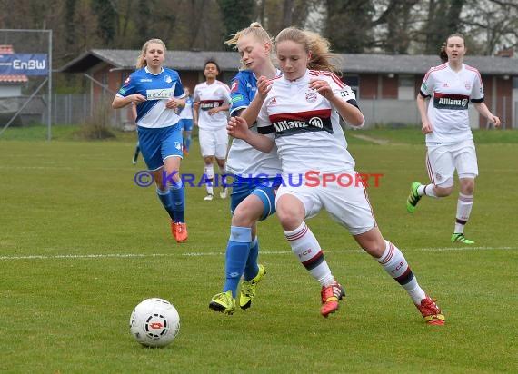 B-Juniorinnen Bundesliga TSG 1899 Hoffenheim vs Bayern Muenchen / München (© Siegfried)