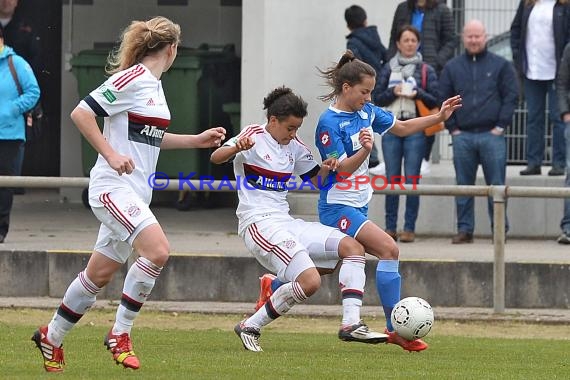 B-Juniorinnen Bundesliga TSG 1899 Hoffenheim vs Bayern Muenchen / München (© Siegfried)