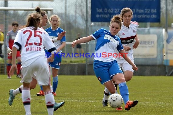 B-Juniorinnen Bundesliga TSG 1899 Hoffenheim vs Bayern Muenchen / München (© Siegfried)