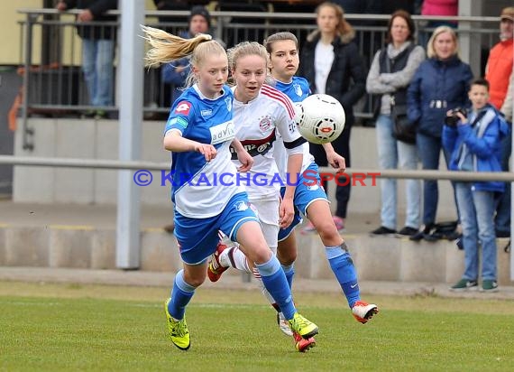 B-Juniorinnen Bundesliga TSG 1899 Hoffenheim vs Bayern Muenchen / München (© Siegfried)