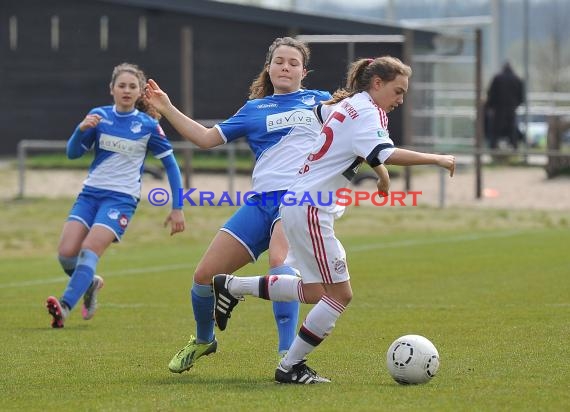 B-Juniorinnen Bundesliga TSG 1899 Hoffenheim vs Bayern Muenchen / München (© Siegfried)