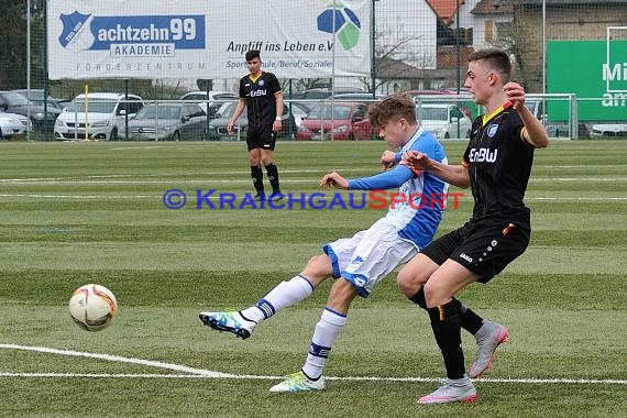 EnBW-Oberliga B-Junioren BaWü TSG 1899 Hoffenheim II gegen Karlsruher SC II 02.04.2016 (© Siegfried Lörz)