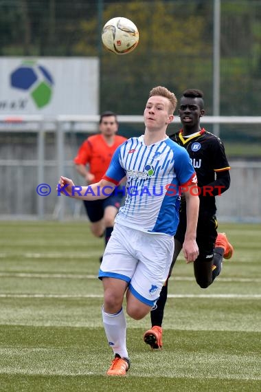 EnBW-Oberliga B-Junioren BaWü TSG 1899 Hoffenheim II gegen Karlsruher SC II 02.04.2016 (© Siegfried Lörz)