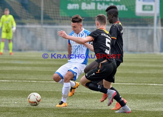 EnBW-Oberliga B-Junioren BaWü TSG 1899 Hoffenheim II gegen Karlsruher SC II 02.04.2016 (© Siegfried Lörz)