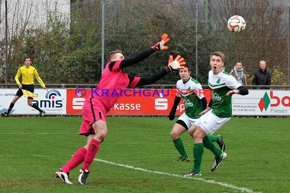 FC Zuzenhausen - TSV Kürnbach LL-Rhein Neckar 06.12.2014 (© Siegfried)