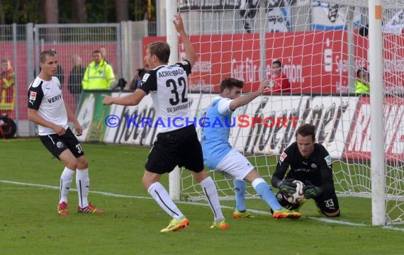 2. Bundesliga SV Sandhausen - TSV 1860 München Hardtwaldstadion Sandhausen 23.09.2014 (© Siegfried Lörz)