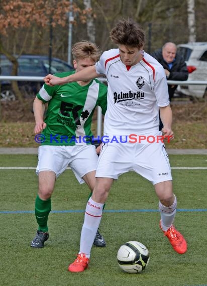 VfB Eppingen gegen SG 05 Wiesenbach 28.02.2015 Landesliga Rhein Neckar  (© Siegfried)