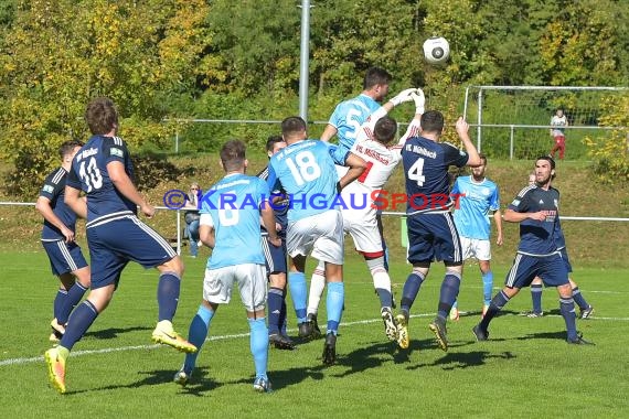 Kreisklasse A VfL Mühlbach vs SV Adelshofen 15.10.2017 (© Kraichgausport / Loerz)