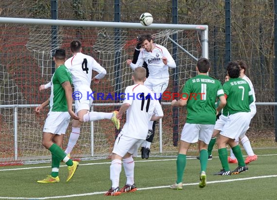 VfB Eppingen gegen SG 05 Wiesenbach 28.02.2015 Landesliga Rhein Neckar  (© Siegfried)