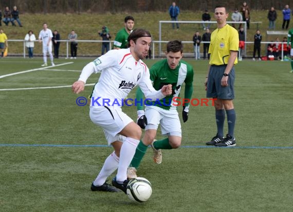 VfB Eppingen gegen SG 05 Wiesenbach 28.02.2015 Landesliga Rhein Neckar  (© Siegfried)